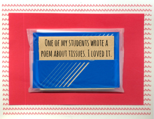Tissue Case, Cardboard, Construction Paper, And Inkjet On Printer Paper.
