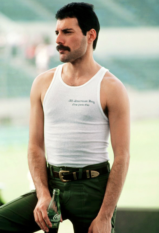 fuckyeahmercury: Freddie in South America, 1981.Photo by Neal Preston