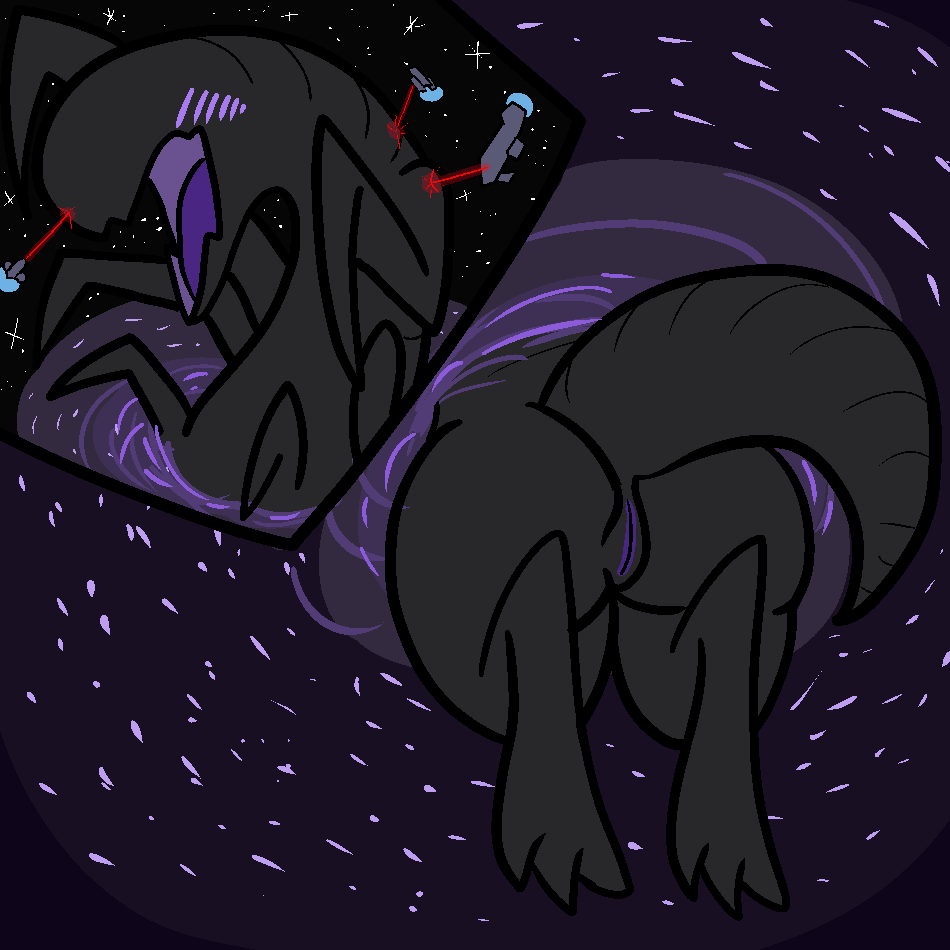 troutdraws: The Dimensional Horror, the endgame  fleet-destroying monster from Stellaris?