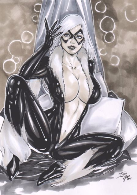 comicbookwomen:  comicbookwomen:Black Cat by Iago Maia  Top Queue Posts-Black Cat #7