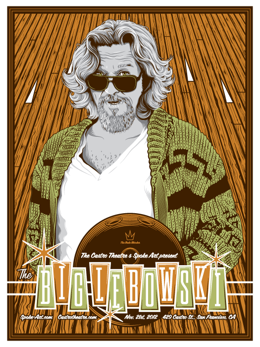 fuckyeahmovieposters:  The Big Lebowski by Tracie Ching 
