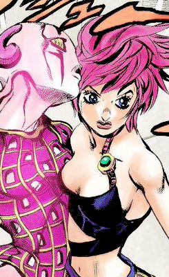 yoshihirokira:10 Colourful Days By Hanae-Ichihara / Day 9: Pink Haired Character - Trish Una(Jojo’s 