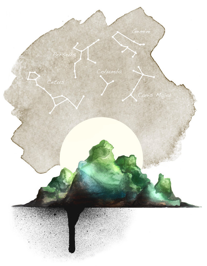 wordsnquotes:  Geometric Watercolor Illustrations by Ella T.Canadian based artist