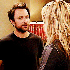 onscreenkisses:It’s Always Sunny in Philadelphia, 10x06 - “The Gang Misses the Boat”Oh shit..Whoops!