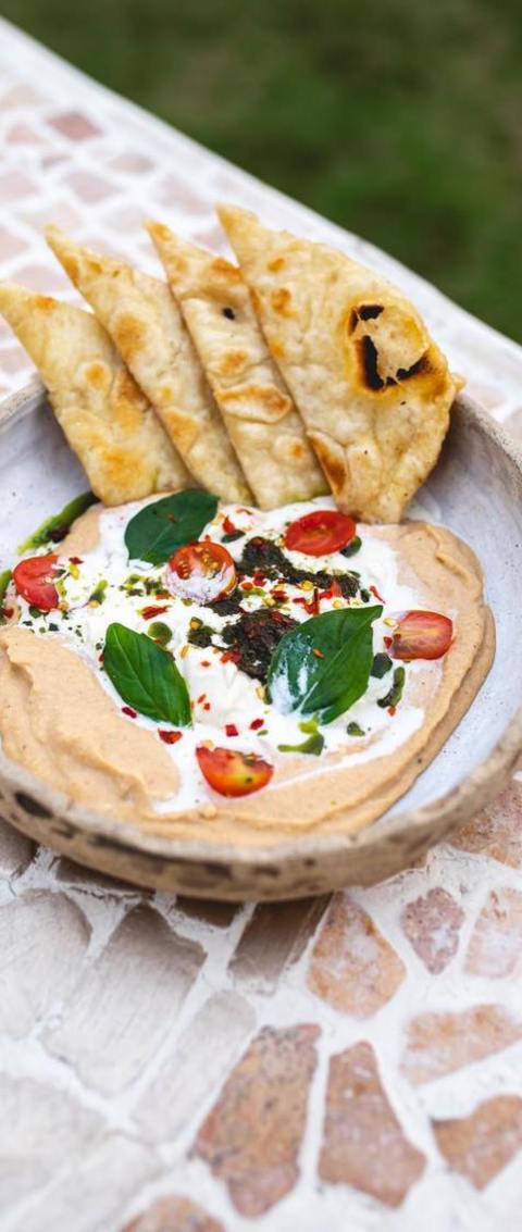 Hummus Recipe - Sour Cream Hummus