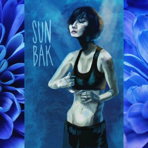 I wanted to do a quick painting of my favorite character from sense8, Sun . . . #sensate #sense8 #su