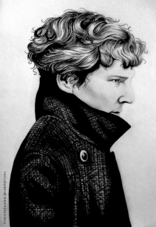 sherl-ok:Some Sherlock drawings made by love-a-lad-insane aka me :)My art tag