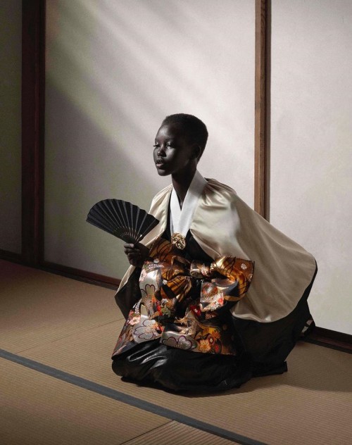 jinxproof:Adut AkechVogue Japan (November 2019)ph. Albert Watson