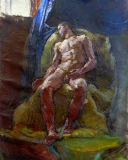 gayartists:Sleeping Man, Anton Kolig (1886-1950)