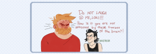 briannacherrygarcia:arealtrashact:The sun is going to shine on these two even if it means Thor drags