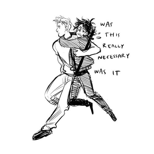 Heroes of Olympus and Stuff on Tumblr: "Jason grabbed Nico"
