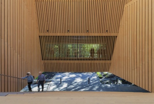 archatlas:      Audain Art Museum in Whistler  The Audain Art Museum designed by   Patkau Architects  is a 56,000 square foot museum located in Whistler, British Columbia. It will house Michael Audain’s personal art collection which traces a visual