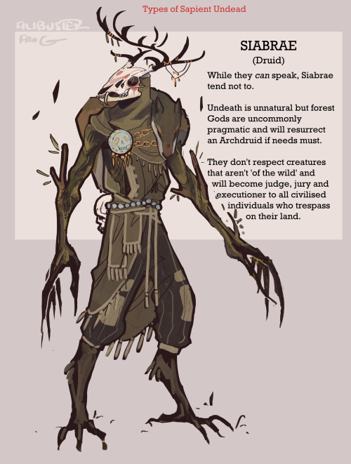 filibusterfrog: filibusterfrog: core classes as undead :) Okay, but these are amazing ideas for und