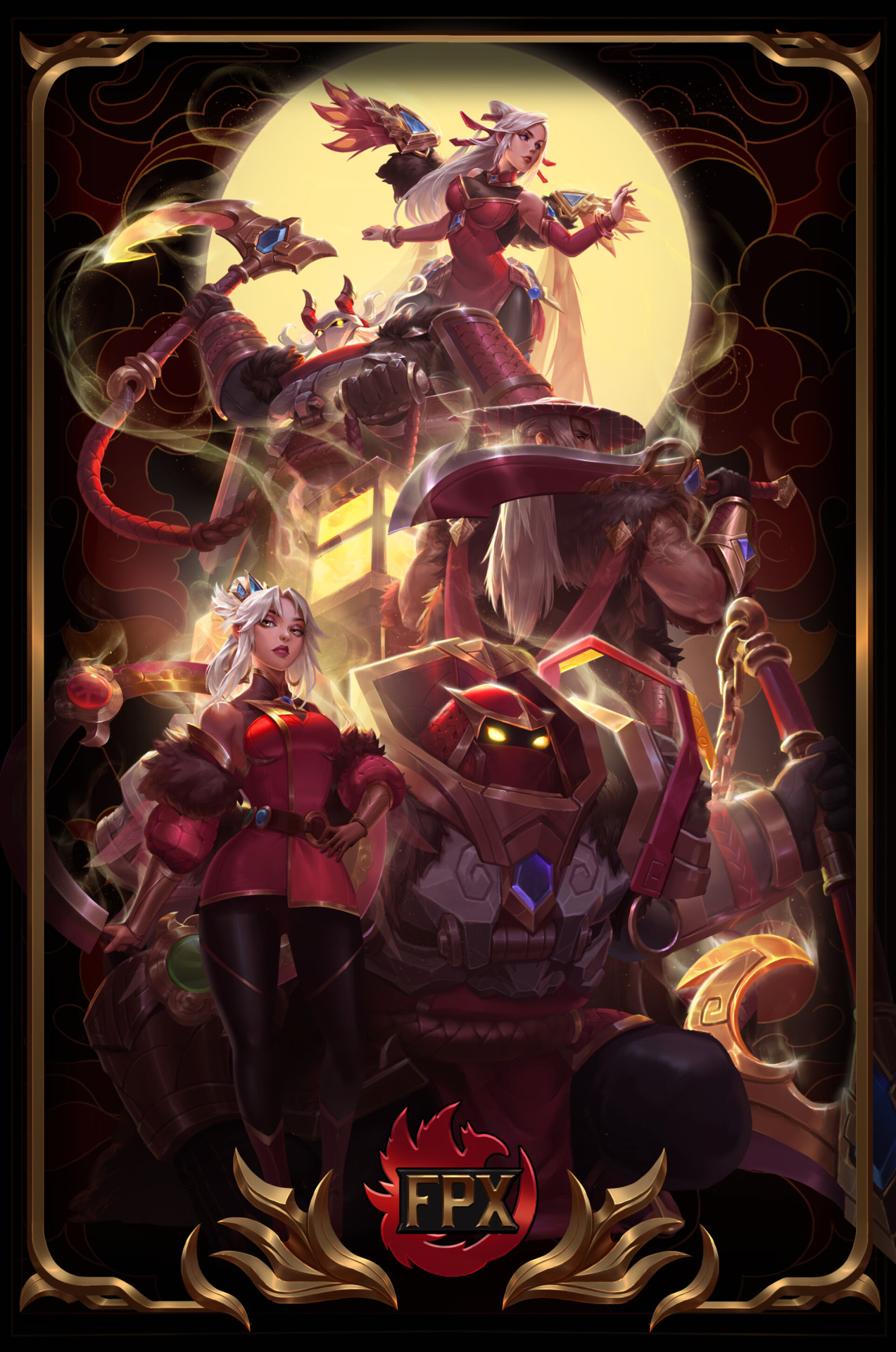 ♥『League of Legends』♥ — FPX World Skins Concept Art by luoyu liu