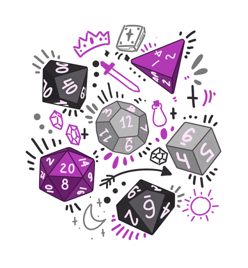 lubbocklight:Hey guys! So I spent the past few days working on these cute dice and I hope you like t
