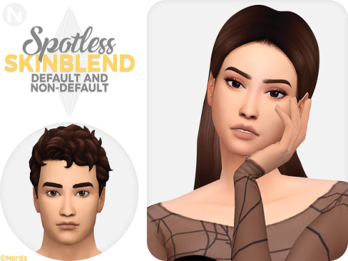 nords-sims:Spotless Skinblend:A member of The Sims Resource requested a default skin combining @