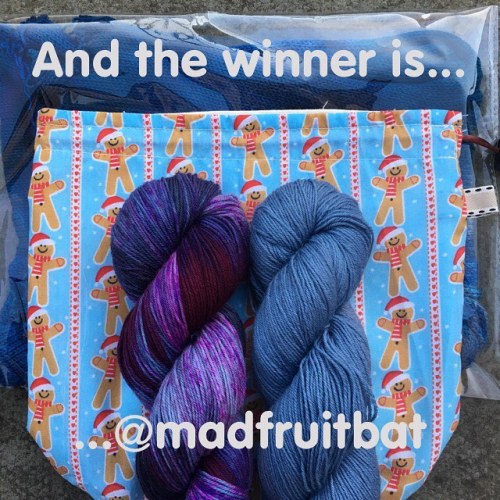 Congratulations @madfruitbat you are the lucky winner! I’ll do one more giveaway before Christmas an