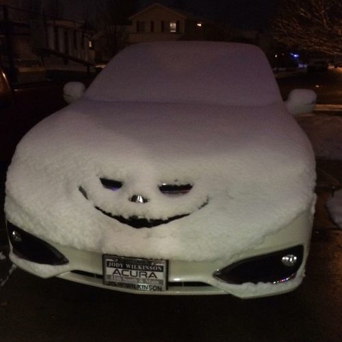 kalza-12:truezodiacfact:This car is really excited about the first major snowfall of the season.In t