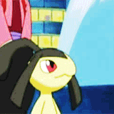 ap-pokemon:#303 Mawile - Its huge jaws are actually steel horns that have been transformed. Mawile’s