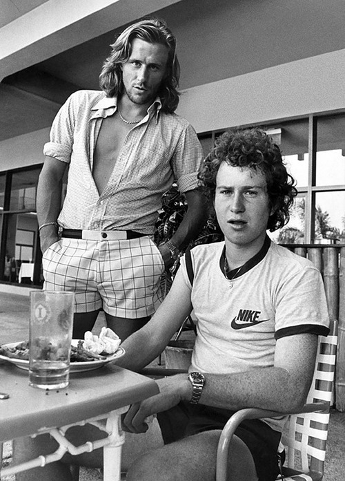 Björn Borg and John McEnroe in Jamaica, 1978. Photographer : Scanpix Sweden.