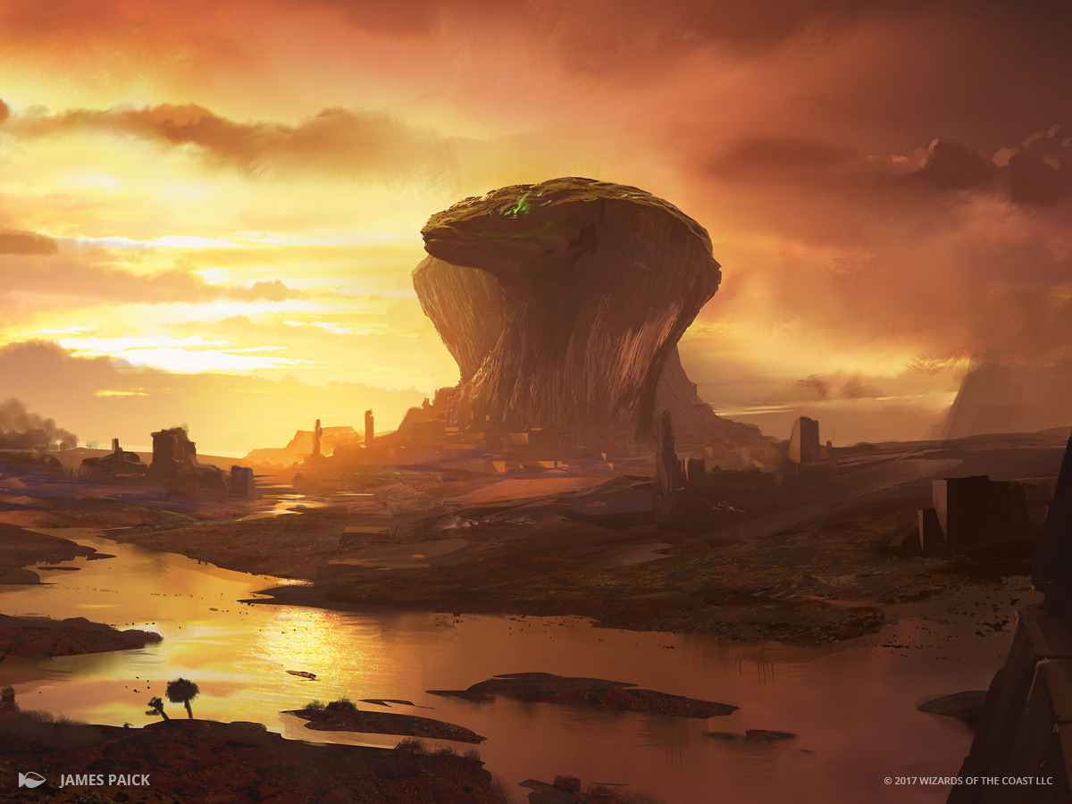 wizardsmagic:    Lay eyes on what once were the great Monuments of Amonkhet…But
