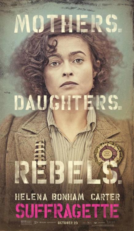 popculturebrain:Posters: ‘Suffragette’Here are the individual posters full-size!