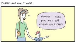 afaultinthecrust:  tastefullyoffensive:  [extrafabulouscomics]  This is how I became gay, ask my mom