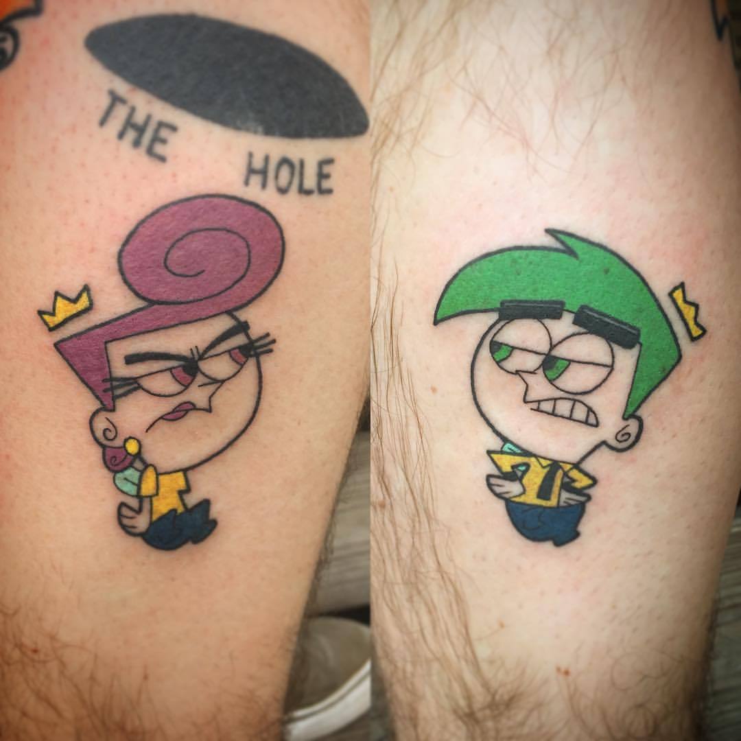 wanda and cosmo tattoo coupleTikTok Search