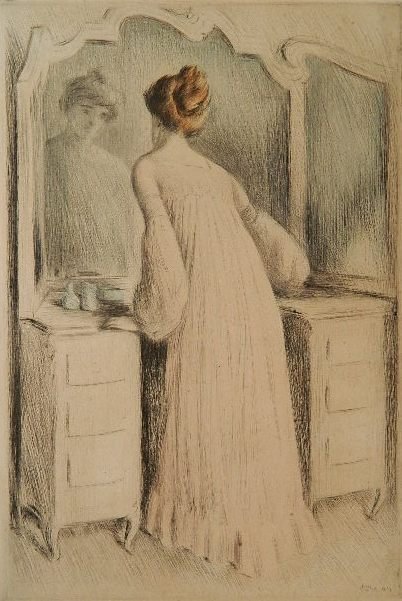 La Coquette by Alfredo Muller, 1905