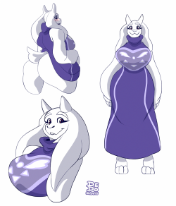 dedoarts:  Toriel, aka Goatmom from Ubdertale!