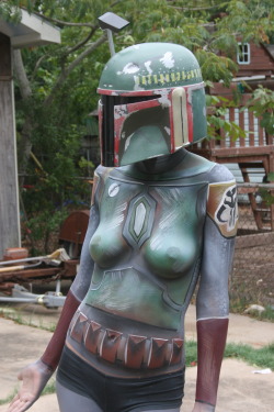 nerdybodypaint:  Boba Fett body paint by