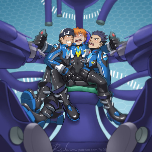 Tmw you’re all safe and comfy piloting the robot with your bros when suddenly you get alien sl