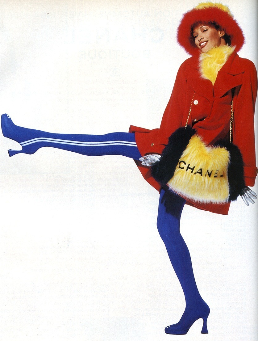 be fabulous (or else) — Brandi Quinones @ Karl Lagerfeld 1995