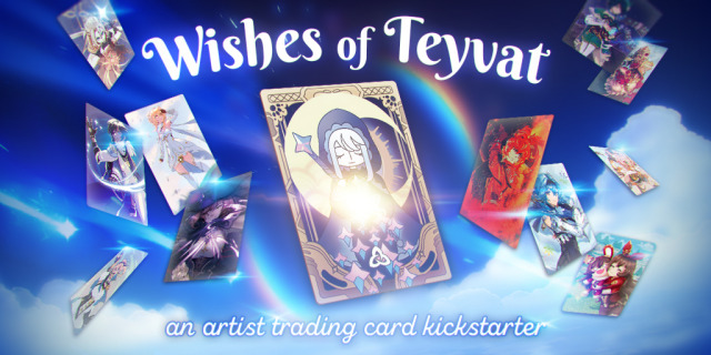Made a thing!If you’re into Genshin Impact consider support this project on kickstarter! All the cards looks absolutely amazing and every artist has done a hella of a good job!You’ll find all the info and the link to the kickstarter on the