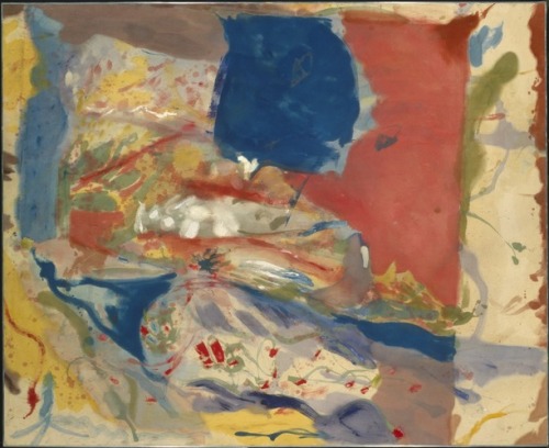 Lorelei, Helen Frankenthaler, 1957, Brooklyn Museum: Contemporary ArtSize: 70 5/8 x 86 ¾ in. 