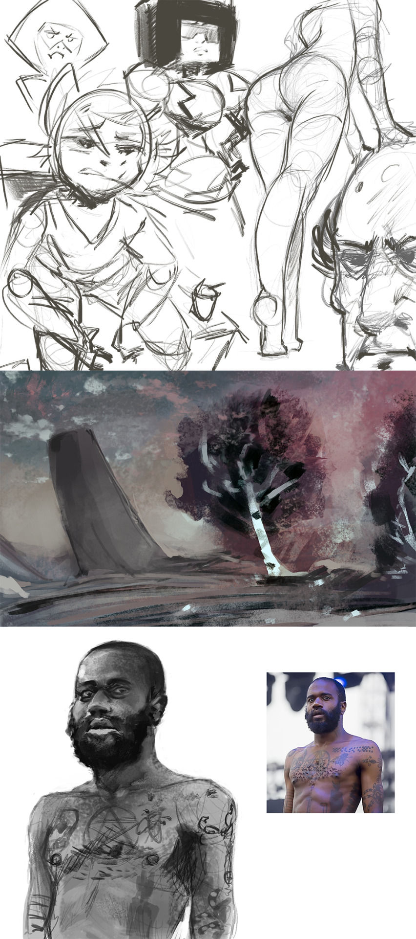 Recent sketches