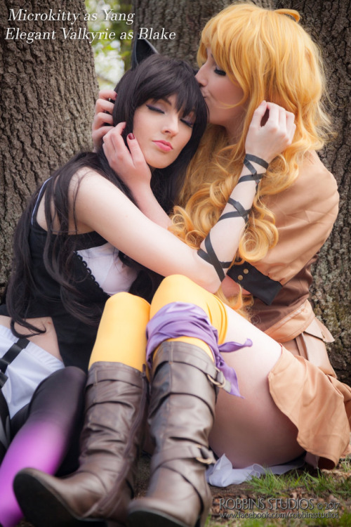 YESSSSSS. We are so cute <3 Blake is Elegant Valkyrie: https://www.facebook.com/ElegantValkyrieDesign/I’m yang! https://www.facebook.com/Microkittycosplay/we have a photoset (safe for work aaaaand not safe for work) coming out in July, but as