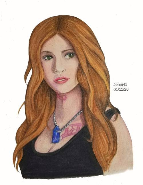 jenni41: Clary Fray I noticed in S1, the runes are scars but S2 on, they look like tattoos, so at so
