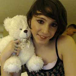 adablackxxx:  I wuv my new teddy! :D 