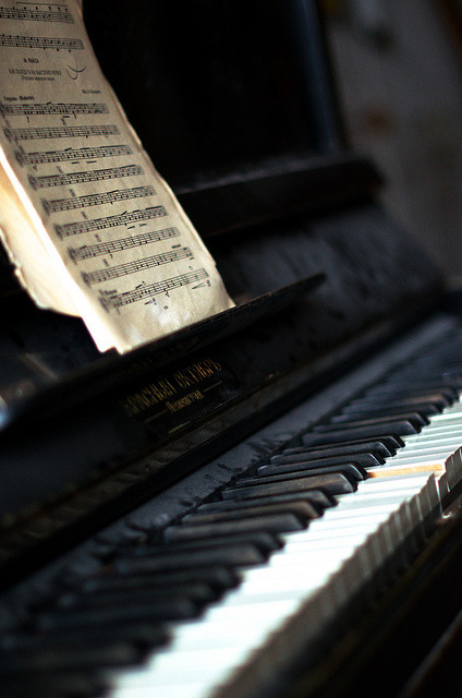 rosa-aurea: aesthetic—-pleasures:Black Piano on We Heart It.