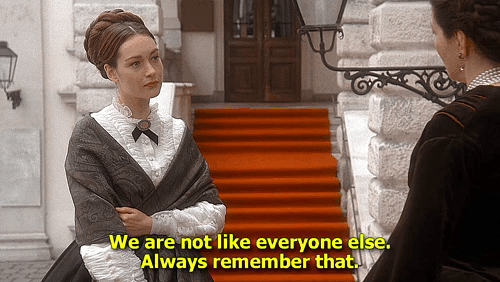 redrosecut: Favourite Period Drama Moments (08/?):Clash of generations. Empress Elisabeth “Sis