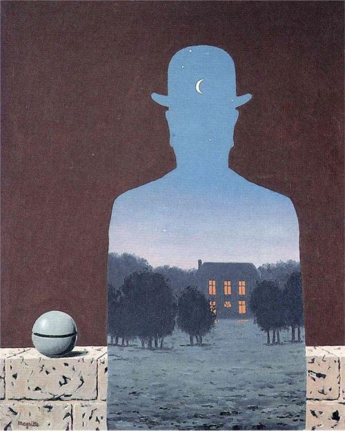 lanostradisamistade:René Magritte - L’heureux donateur”Talvolta ritorna nell’immobile calma del gior