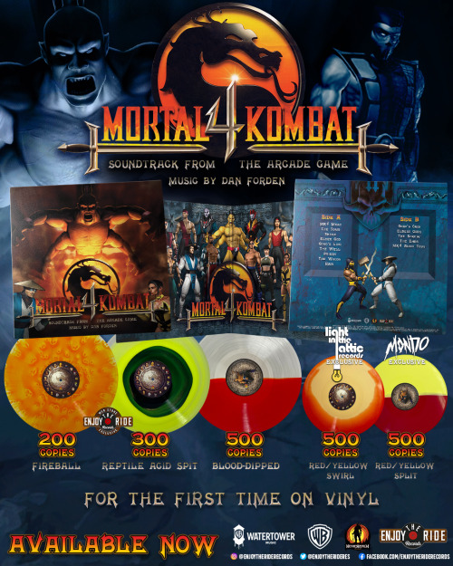 Dan Forden: Mortal Kombat I & II Soundtrack (Colored Vinyl) Vinyl LP —