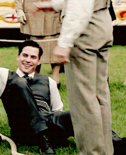 Thomas Barrow Genuine Smiles Gifs
