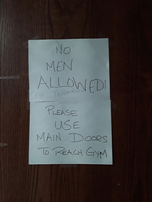 Women pray Taraweeh in the men’s hall, while men pray in the gym, during Ramadan at the Islamic Cent