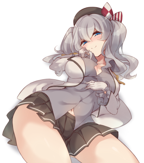 (via kashima (kantai collection) drawn by yamaarashi) 