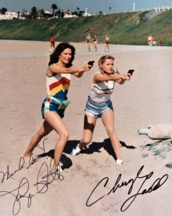 Jaclyn Smith &amp; Cheryl Ladd - Charlie&rsquo;s Angels, 1970&rsquo;s.