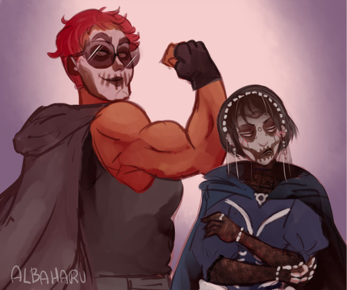 We do bones, motherfucker Gideon, Harrow and the best boys Magnus and Palamedes 