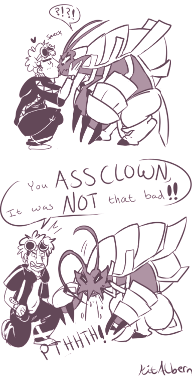 velvety-vixen: You cannot tell me that Guzma wouldn’t do this. He is the bug smoocher and he w