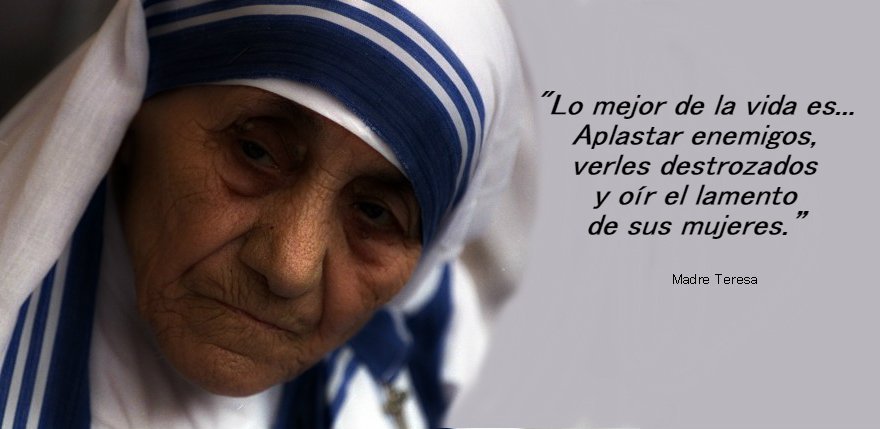wiselwisel:  Citas célebres de la Madre Teresa. 